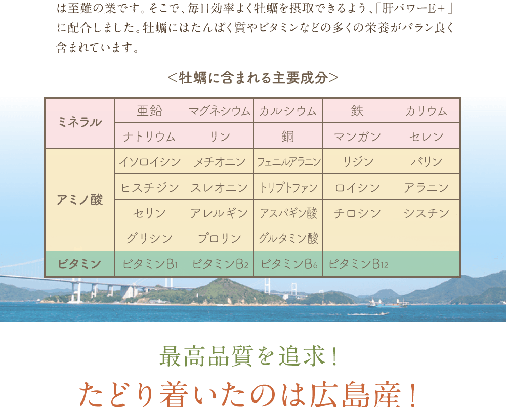 牡蠣原料取材